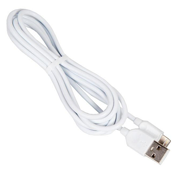 Кабель USB BOROFONE BX14 для Lightning, 2.4A, длина 1м, белый