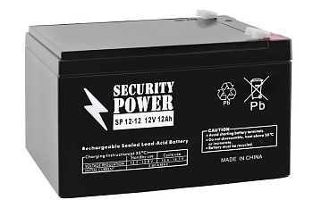 Аккумуляторная батарея Security Power, 12В, 12Ач